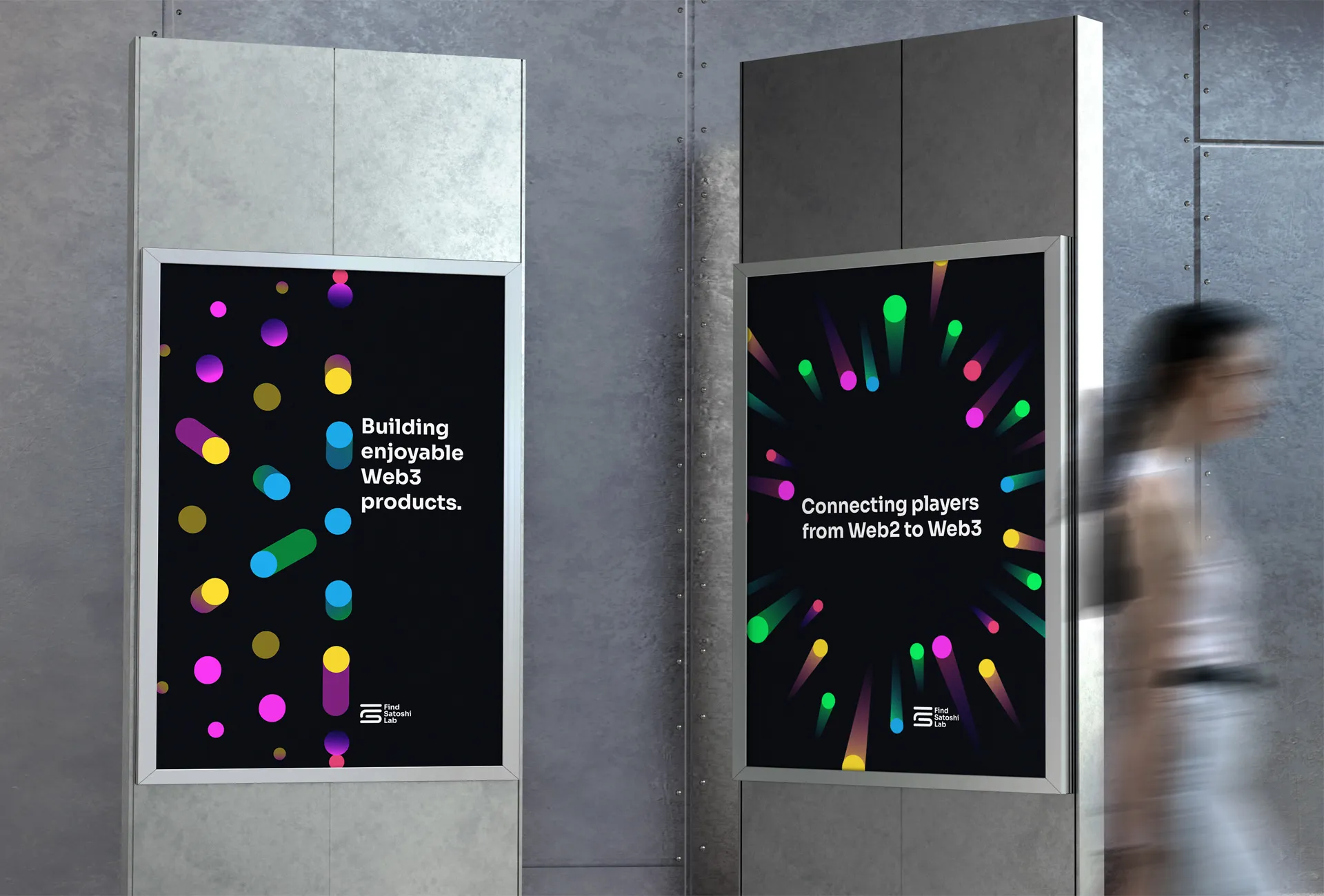Find Satoshi Lab Advertising Poster